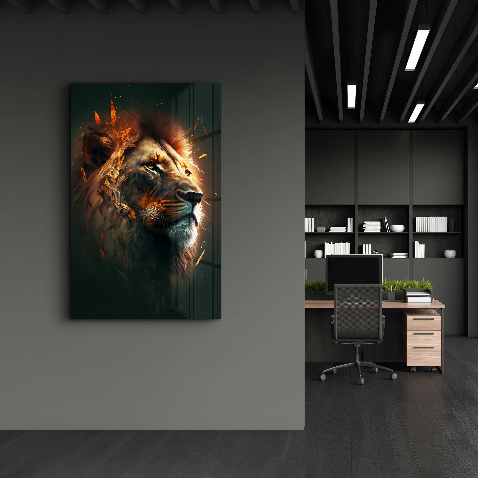 Pikturë dekorative prej xhami të temperuar, Wallity SPR-1291, 70x110cm