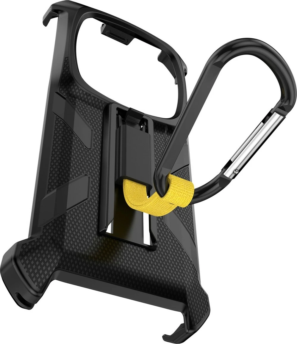 Mbështjellës Ulefone Armor 28 Ultra/28 Ultra Thermal, plastikë, me karabiner dhe klips, i zi