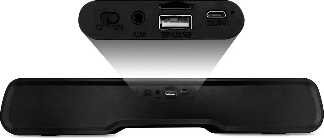 Soundbar bluetooth Media tech PHANTOM BT MT3180, ngjyrë e zezë