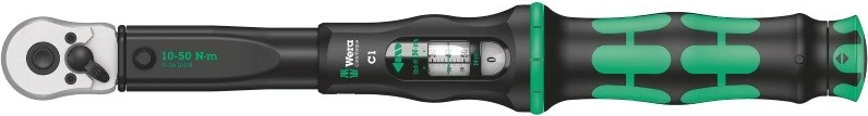 Çelës momenti Wera Click-Torque C 1, 1 copë, zi/gjelbër