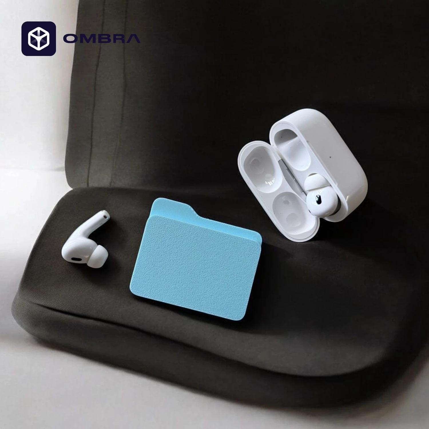 Folder dekorativ, mbajtëse për "SD Card dhe micro SD", e kaltërt