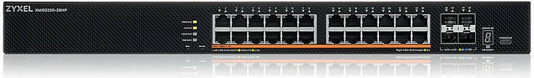 Switch Zyxel XMG2230-28HP, 24x 2.5G PoE++, 4x 10G SFP+, Rack 1U, i zi