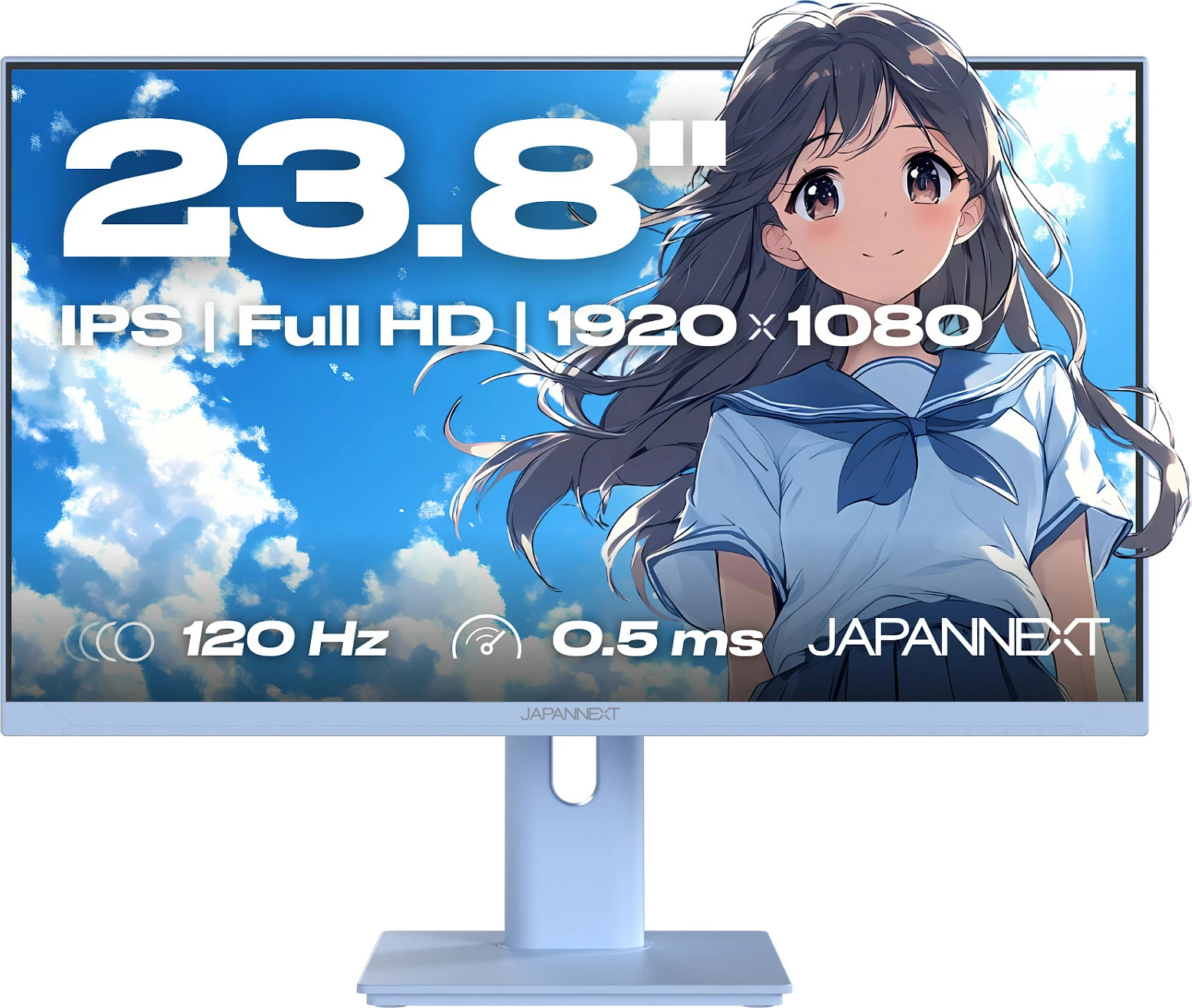 Monitor gaming JAPANNEXT 23.8" IPS Full HD 1920x1080 120Hz, bazë blu