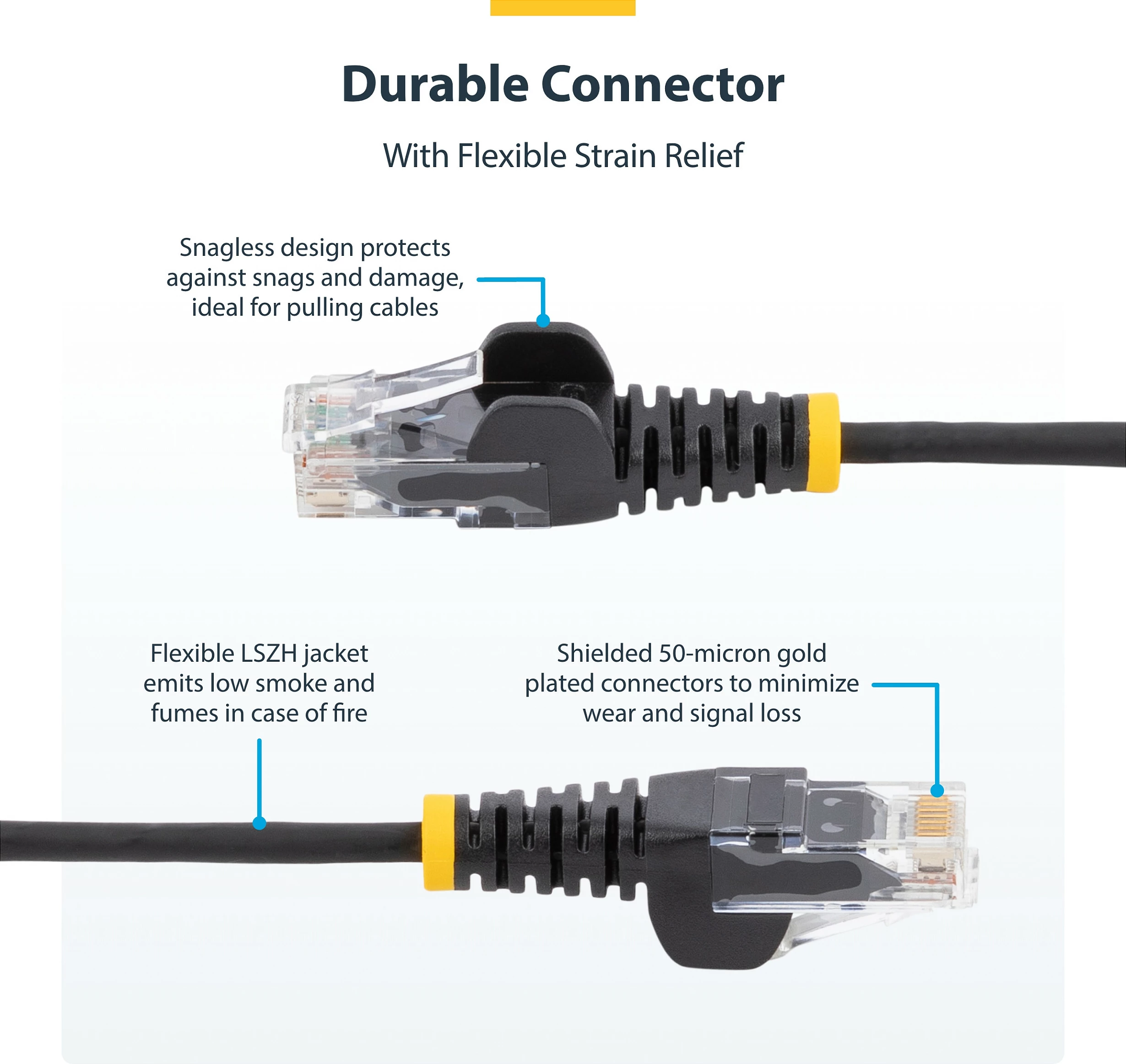 Kabllo rrjeti Ethernet StarTech Cat6 Slim 7m, PoE++ 100W, RJ45, blu