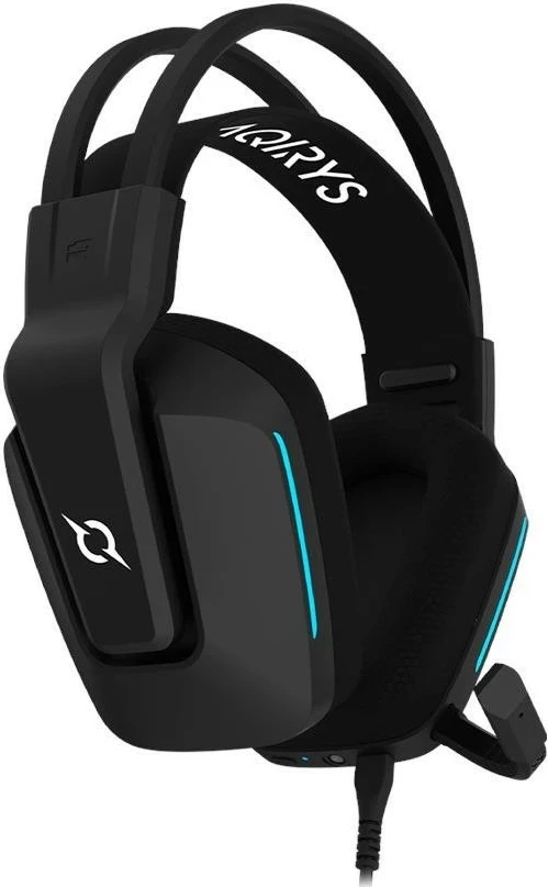 Kufje gaming Aqirys Alya 7.1 VS, me mikrofon të ndashëm, 7.1 surround, të zeza