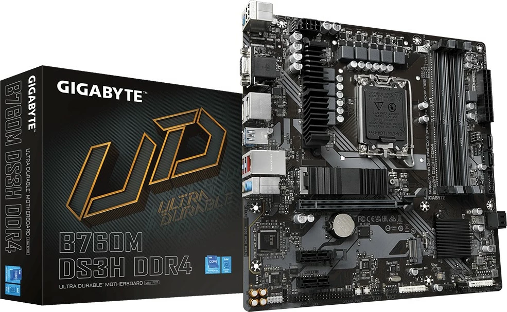Pllakë amë Gigabyte B760M DS3H DDR4