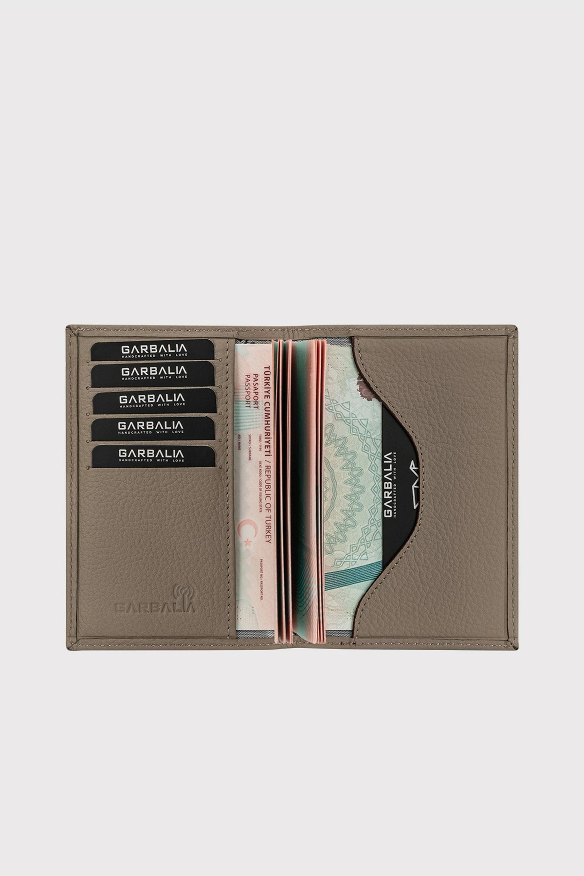 Portofol unisex Zoozie Bags, ngjyrë bezhë, Passcase