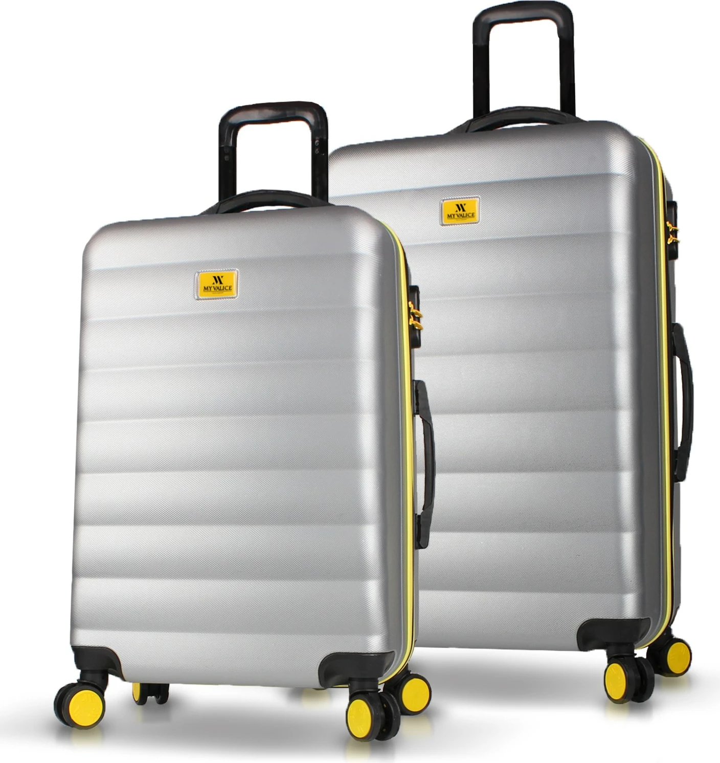 Set valixhesh (2 copë), Zoozie Bags, 6612, ngjyrë gri