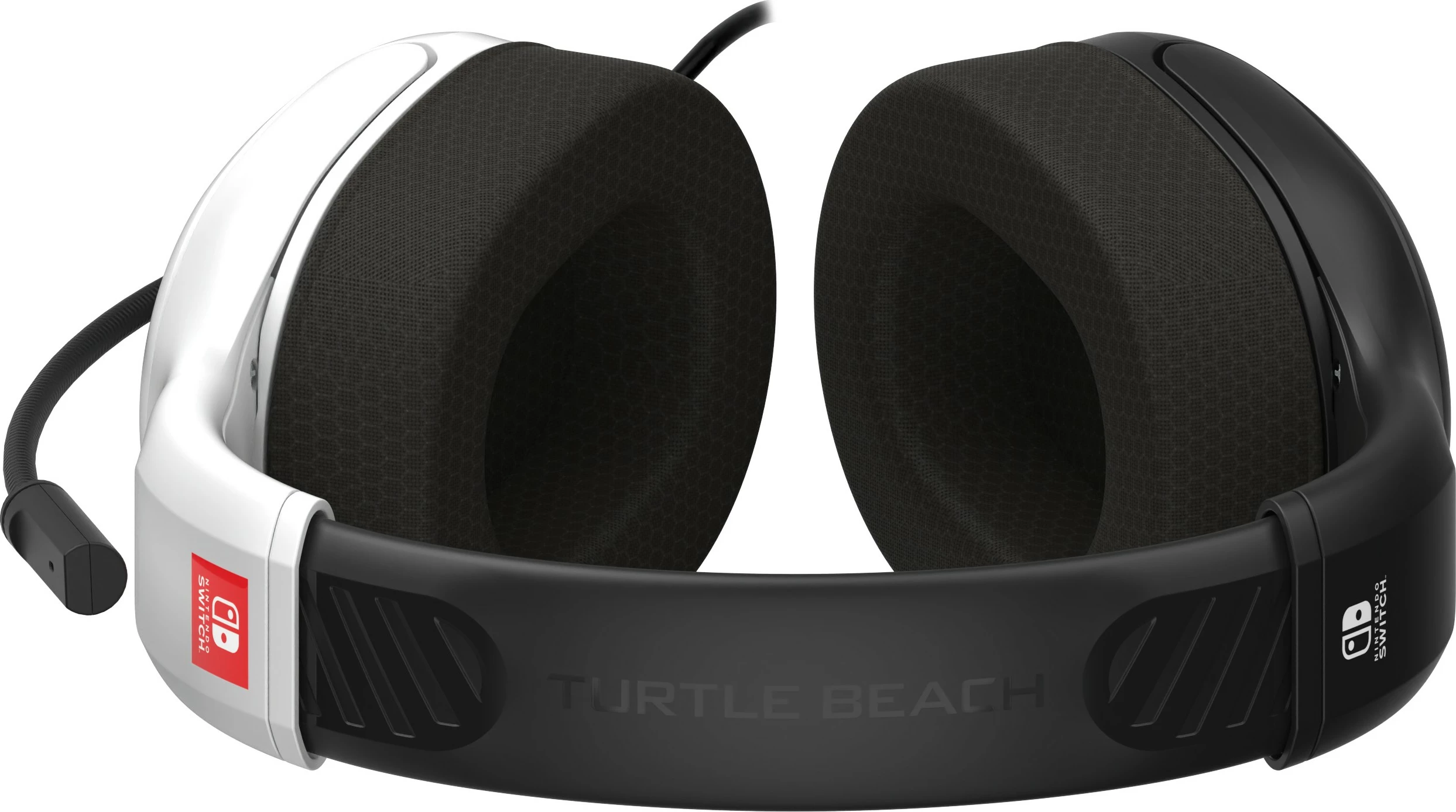 Kufje Turtle Beach Airlite Fit, gaming, me mikrofon, bardhë/zezë