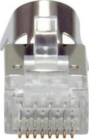 Steker rrjeti EQUIP Cat.8 RJ45, set 50 copë, i mbrojtur, gri