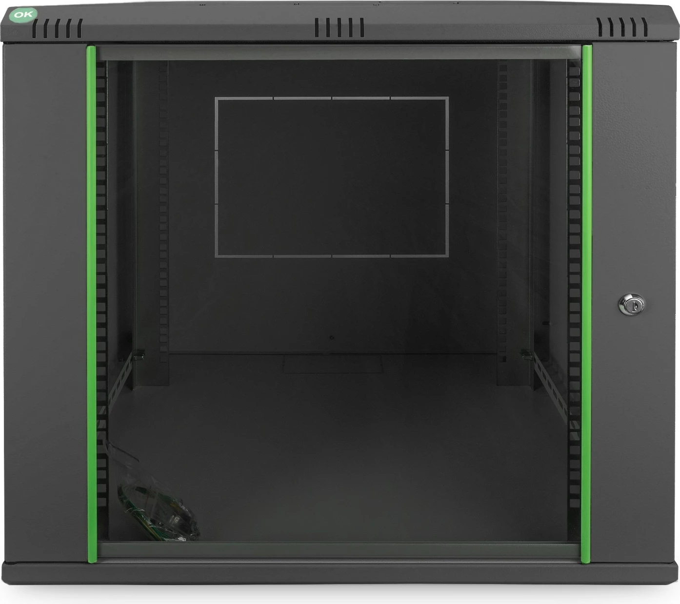 Kasë muri Digitus Dynamic 12U 607x600x600mm, e zezë