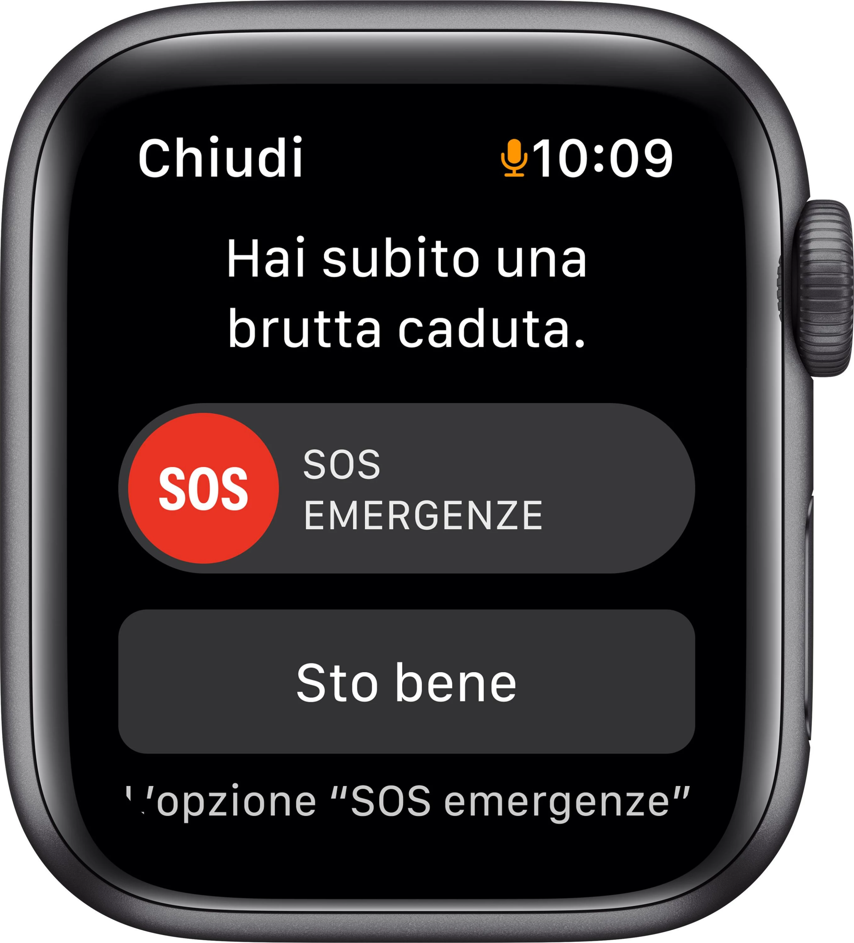 Smartwatch Apple Watch SE 44mm, alumini Space Grey, rrip sportiv Midnight
