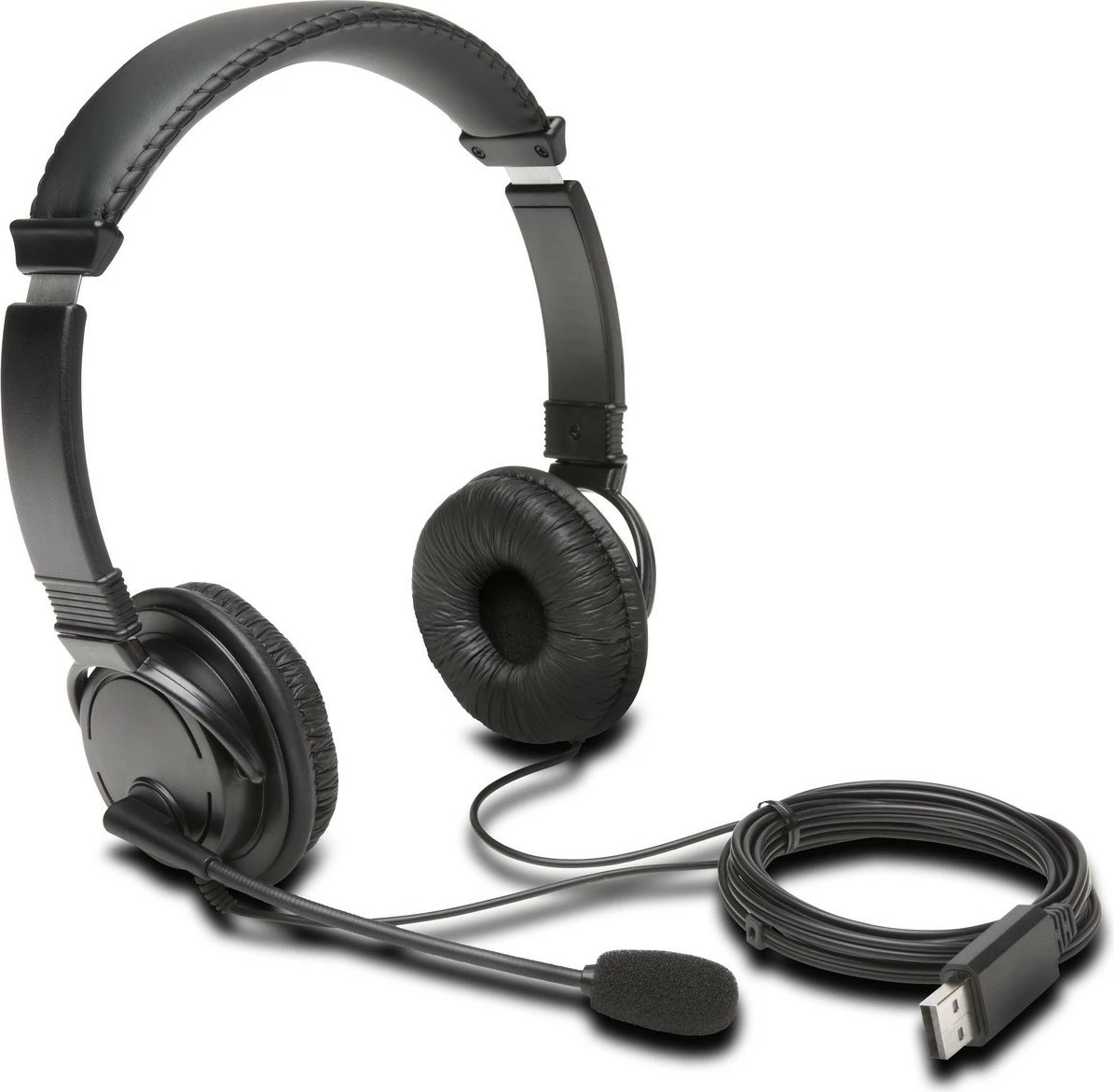Kufje Kensington Classic USB-A, me mikrofon, për thirrje/muzikë, 150 g, e zezë