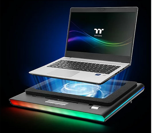 Ftohës laptopi Thermaltake Massive EXTREME NB Cooler, USB, i zi