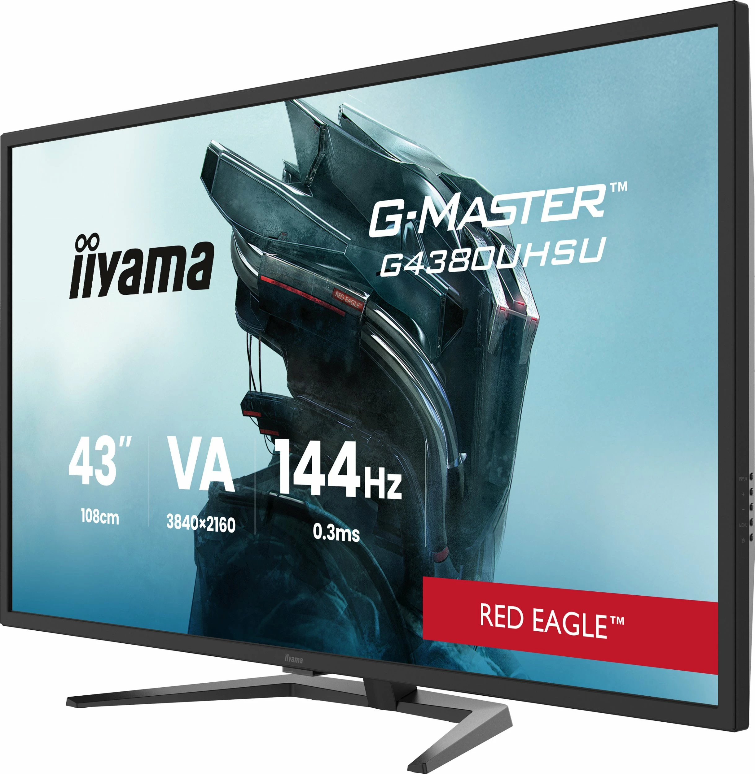 Monitor gaming iiyama G-Master G4380UHSU-B2 43\" 4K UHD 144Hz 0.3ms, i zi