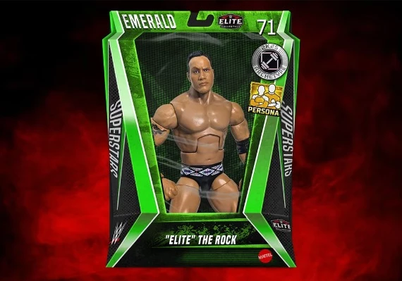 WWE 2K25 - The Rock Mattel Action Figure MyFACTION Character Skin DLC EN Global