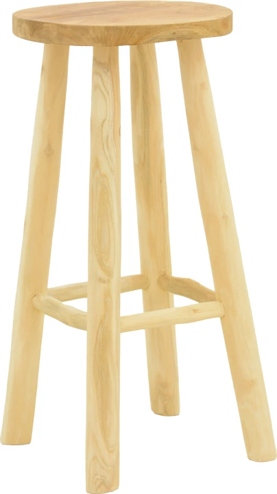 Karrige për bar Nusiwo, dru tik natyral, 35x70cm