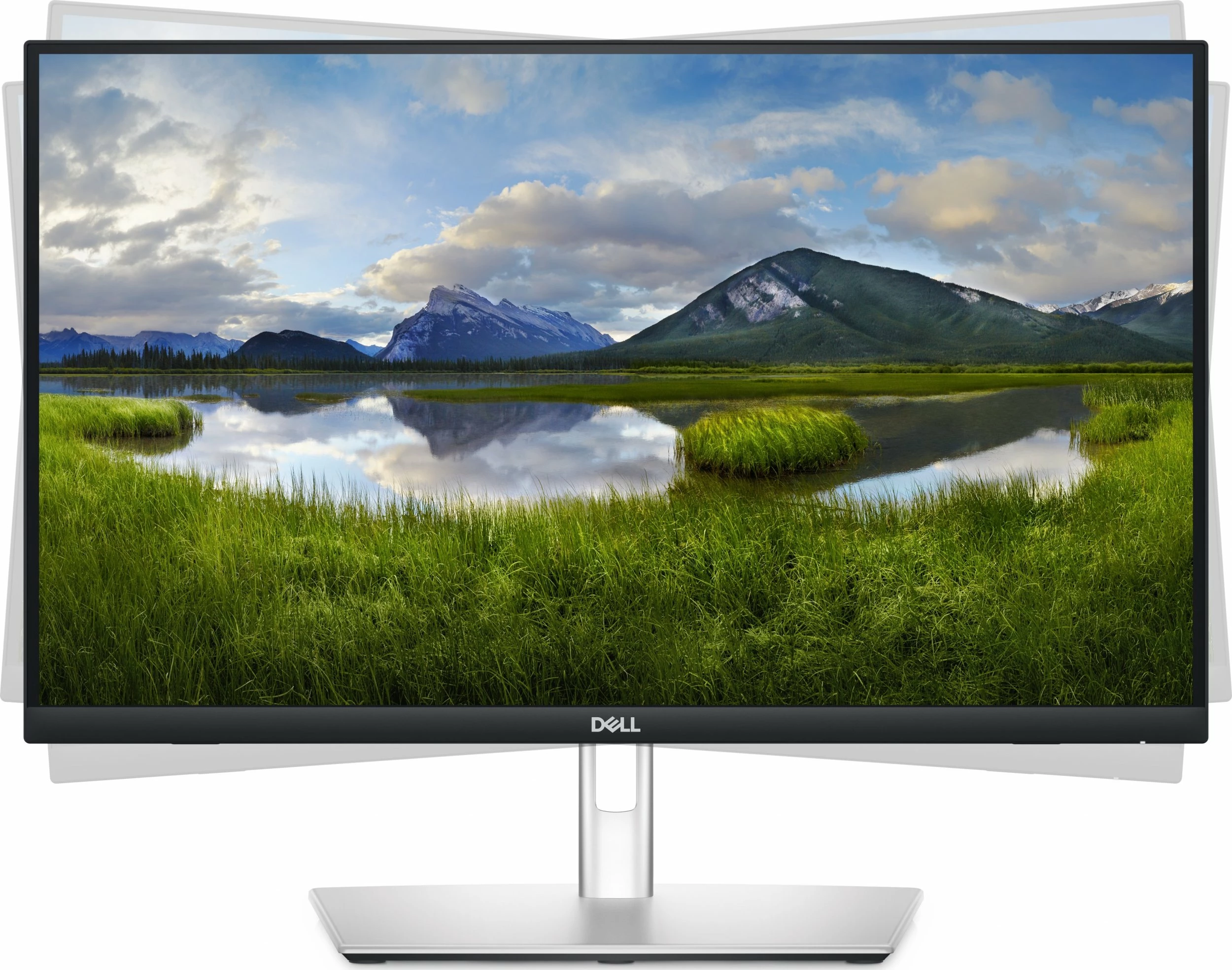 Monitor touch Dell P2424HT (210-BHSK) 23.8\" Full HD, USB-C Hub, zi/argjend