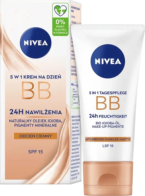 BB kremë për femra Nivea 5w1 Day Dark, 50ml