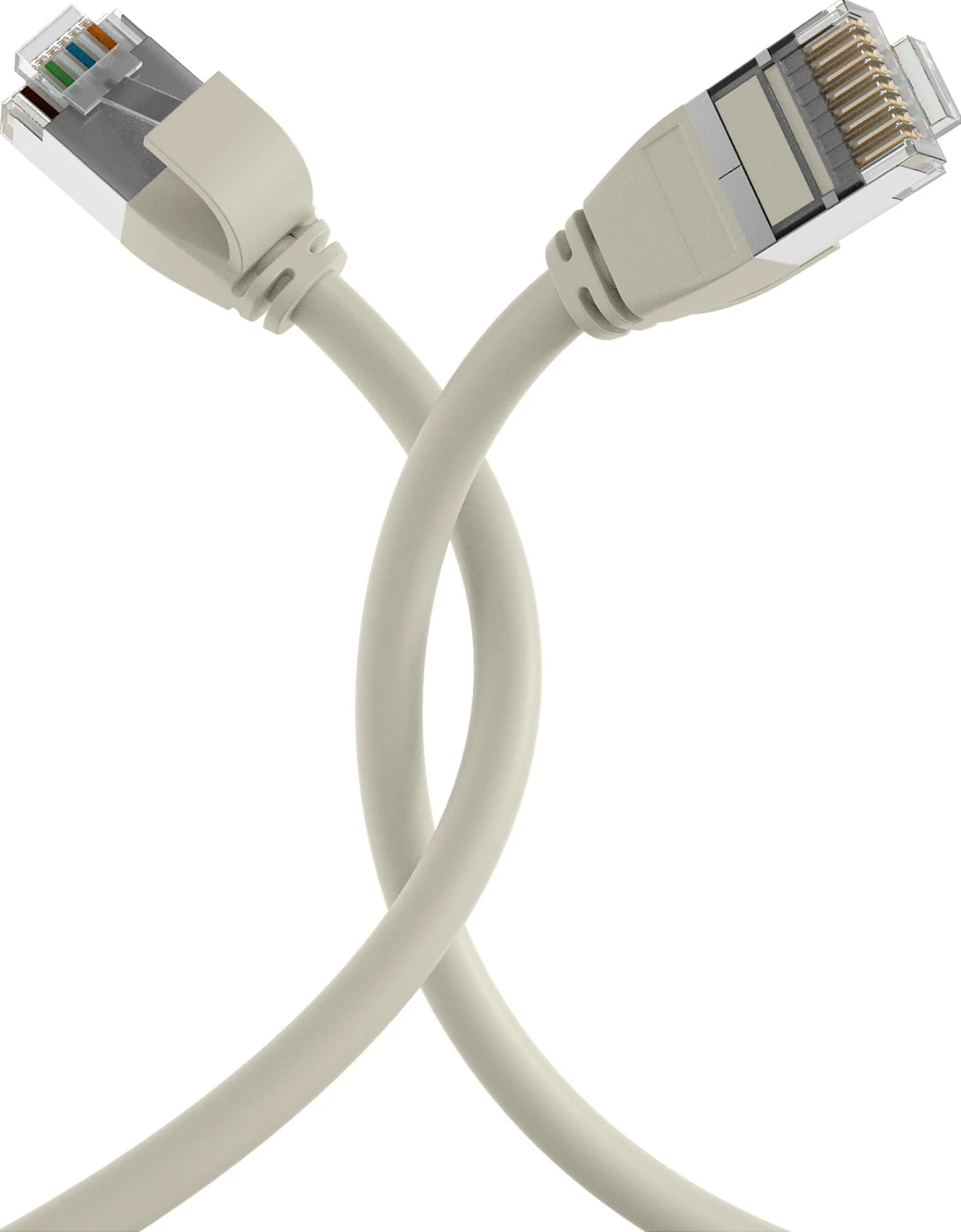 Kabllo rrjeti EFB Elektronik Cat6a RJ45 S/FTP 2m LSZH ultraflex, gri