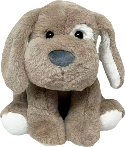 Lodër pelushi TULILO Teddy Bear Bruno, 30 cm, kafe/gri/bardhë