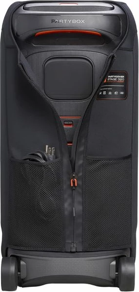 Mbulesë për altoparlant JBL PartyCover Stage 320, e palosshme, rezistente ndaj pluhurit dhe gërvishtjeve, e zezë