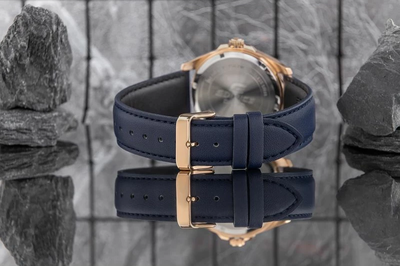 Orë dore për meshkuj Casio, e kaltër