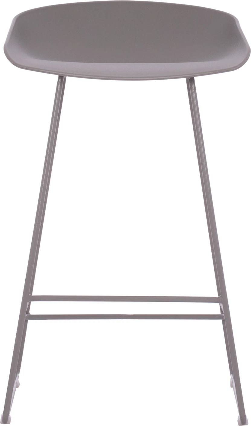 Karrige për bar FH9299.10, ngjyrë gri, lartësi mesatare, 44x44x74, set prej 2 copë
