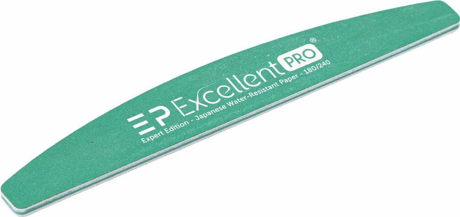 Lëmues për thonj për femra Excellent PRO Expert Edition Boat-Shaped Waterproof 180/240, 1 copë