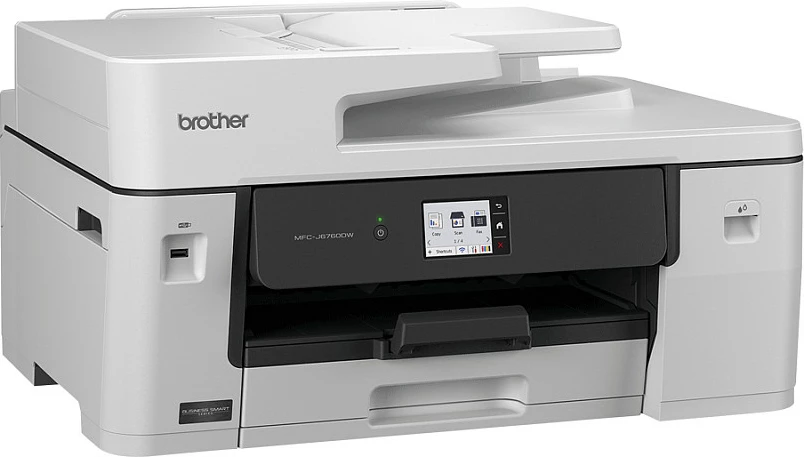 Printer multifunksional Brother MFC-J6760DW, Inkjet, A3, ngjyra, 1200 x 4800 DPI, duplex, ADF 50 fletë, bardhë/zi