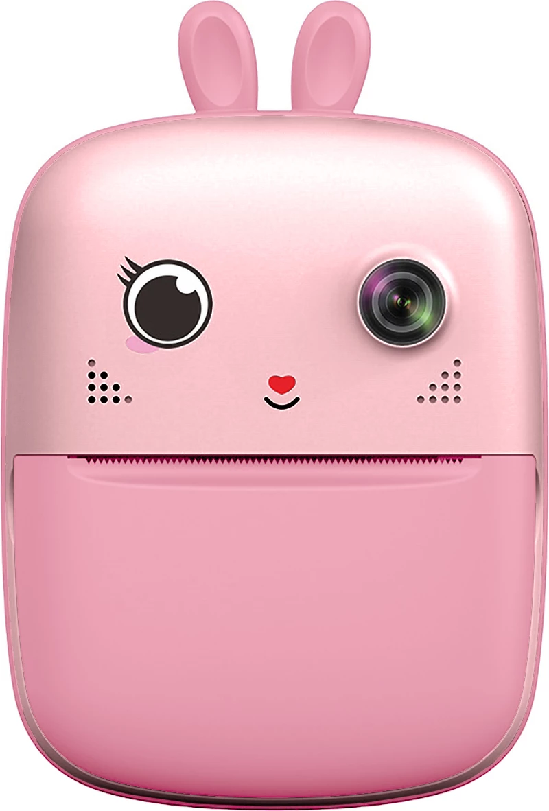 Printer termik mini për fëmijë Hurtel HURC10R me kamerë dhe video, Rozë