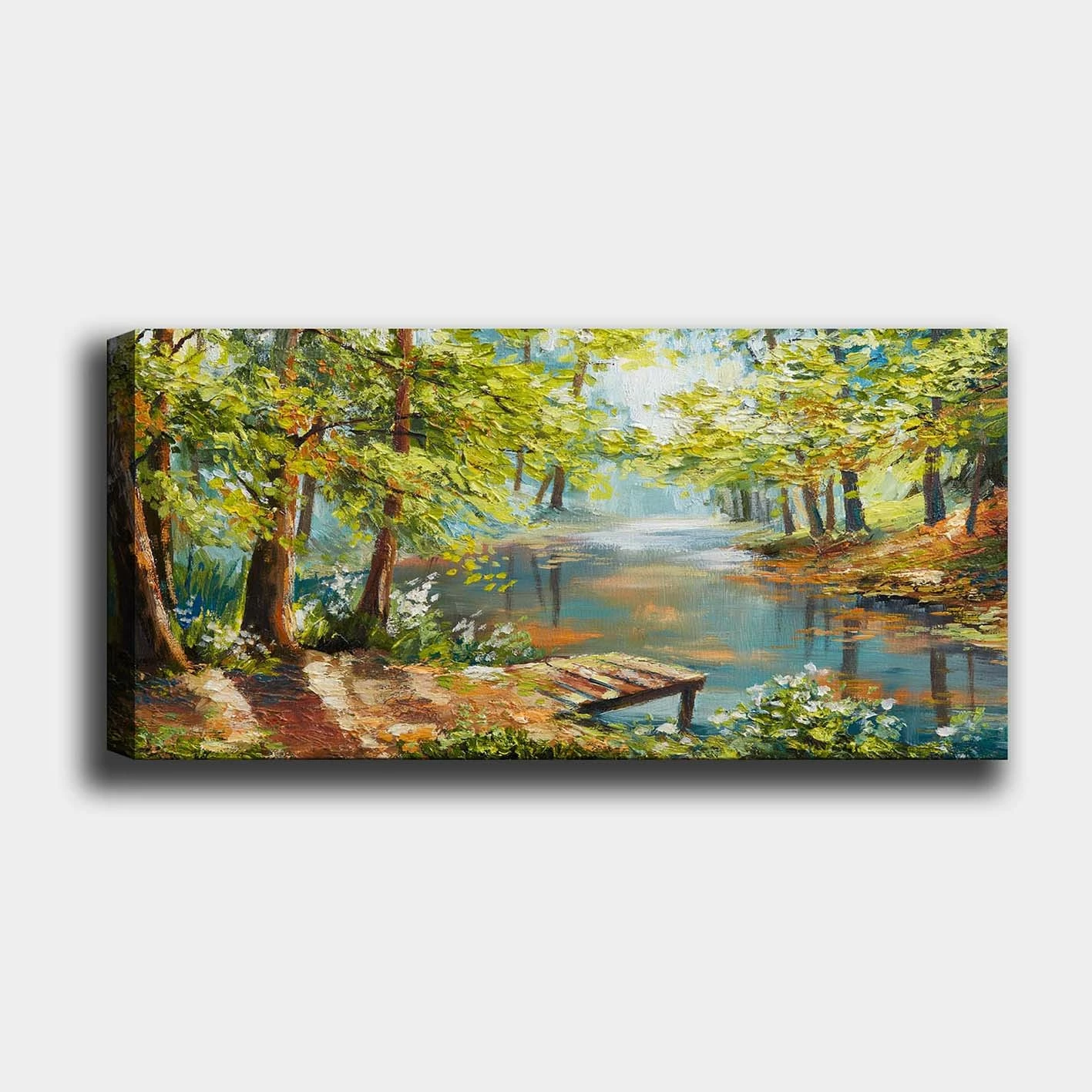 Pikturë dekorative në kanavacë, shumëngjyrëshe, YTY1193655400_50120, 50x120cm