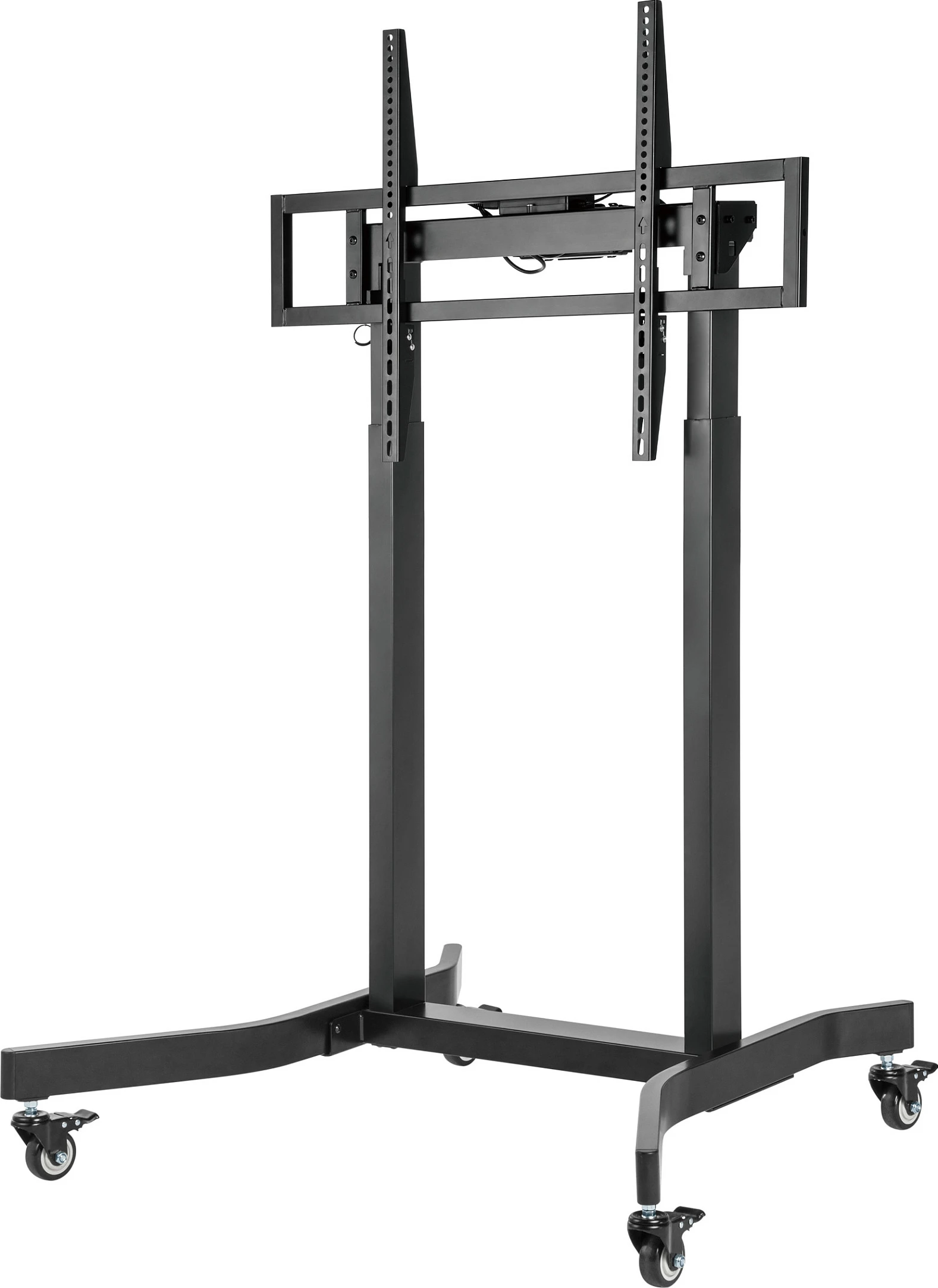 Mbajtëse dyshemeje për TV/Monitor EQUIP 650632, 55"-100", VESA 800x600, me rrota, 120 kg, e zezë