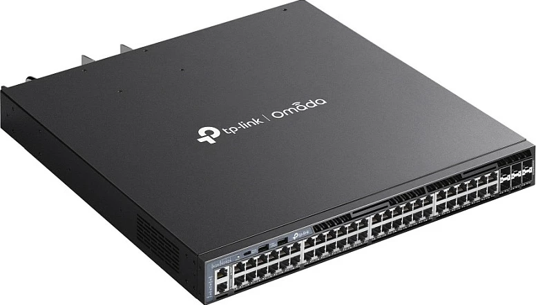Switch TP-Link Omada 48-Port Gigabit Stackable L3 Managed PoE+, 6 10G SFP+, Rack 1U