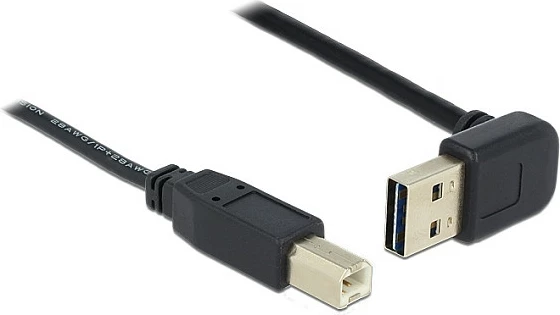 Kabllo USB DeLOCK 83542, USB-A në USB-B, 5 m, USB 2.0, e zezë