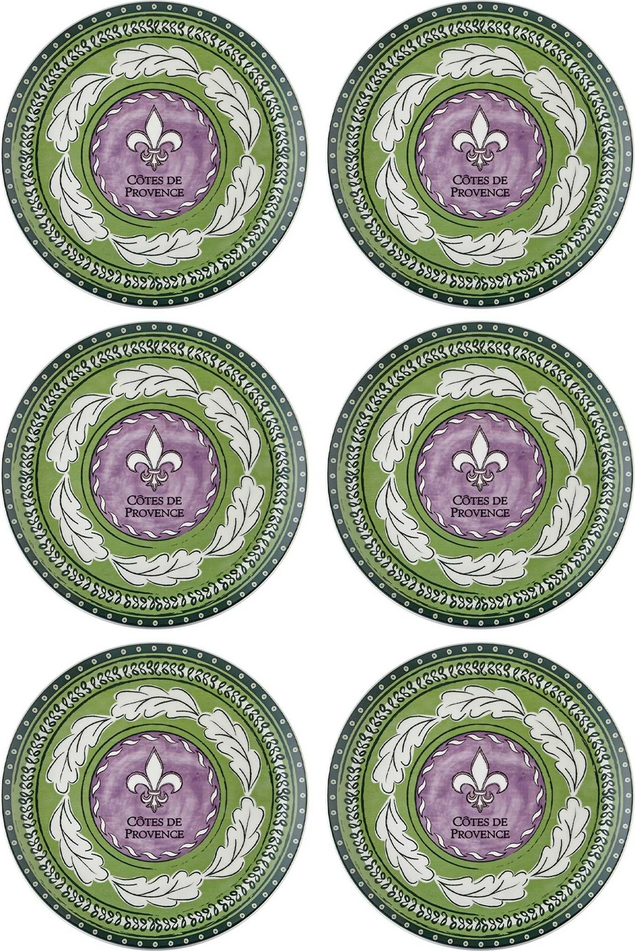 Set pjatash shërbimi (6 copë), Hermia Concept, PRC0003