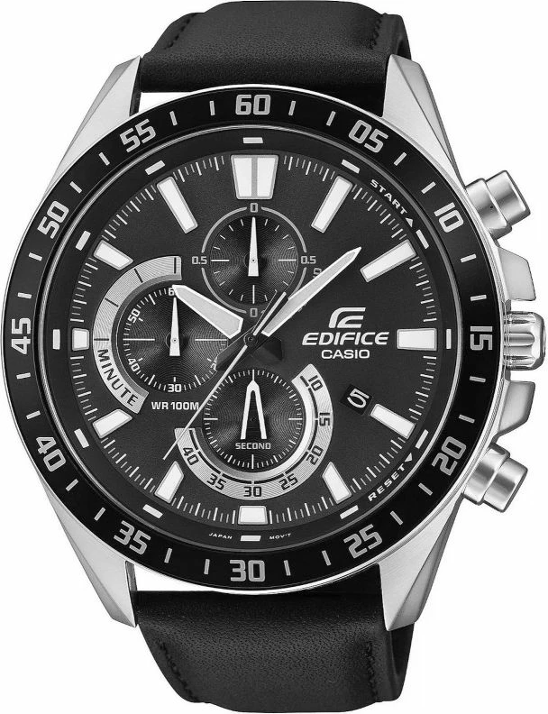 Orë dore për meshkuj CASIO, e zezë
