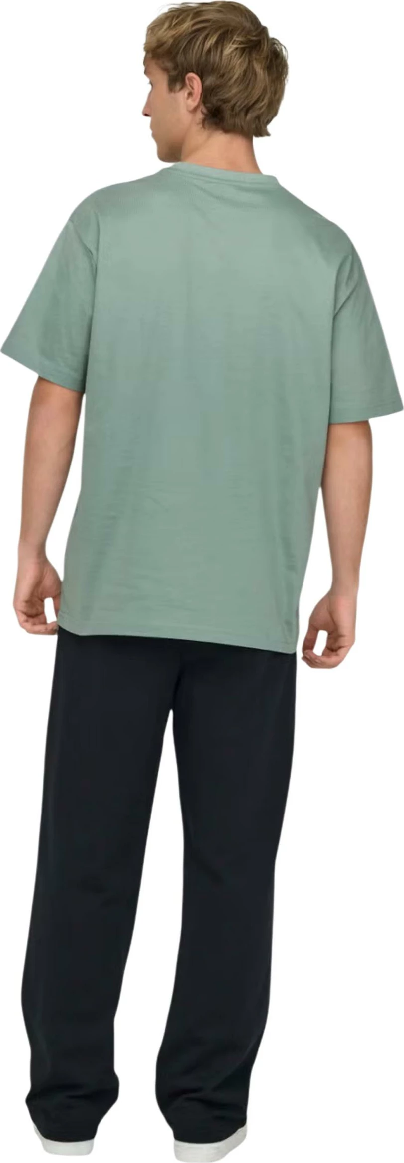 Maicë për meshkuj Only & Sons Onsfred Life Rlx SS Tee Noos 22022532, e gjelbër [Madhësia: S]