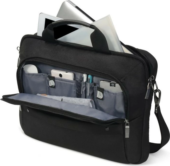 Çantë messenger DICOTA Eco Slim Case SELECT 14.1 inç, e zezë