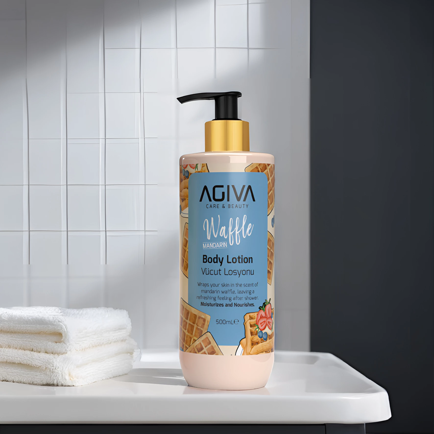 Losion trupi Agiva Mandarin Waffle