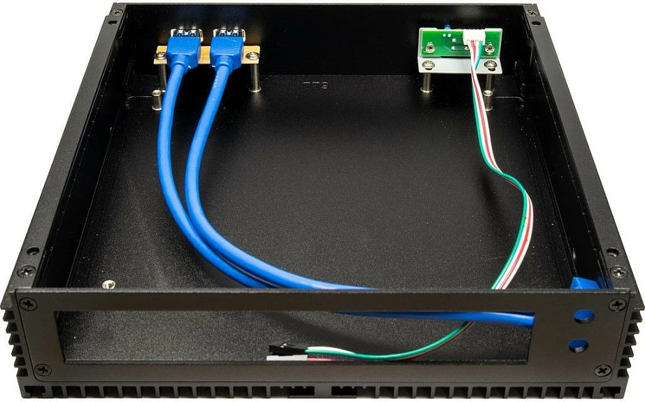 Kasë Inter-Tech IP-40, Thin Mini-ITX, USB 3.0, e zezë