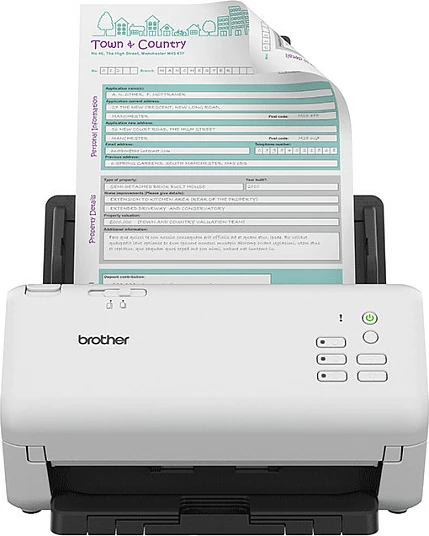 Skaner dokumentesh Brother ADS-4300N, ADF 80 fletë, duplex, Ethernet, 40 ppm