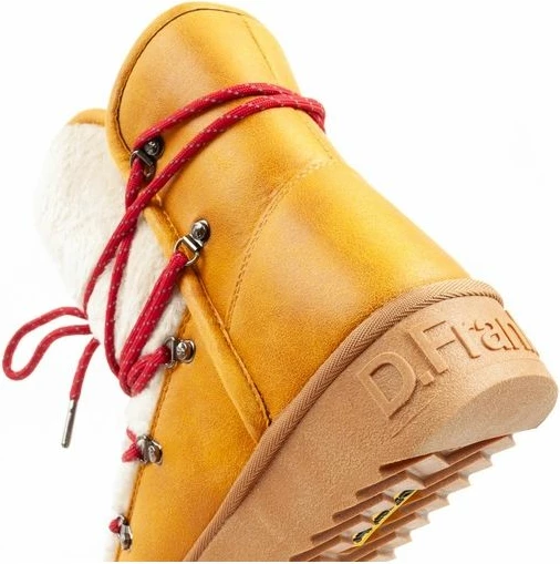 Çizme dimri për femra D.Franklin, mustard [Madhësia: 39]
