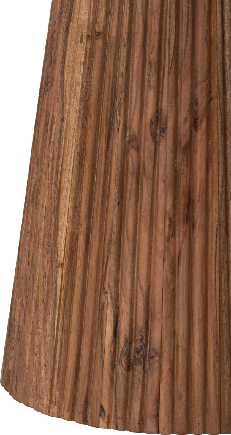 Tavolinë ndihmëse rrethore, ngjyrë natyrale, FH9698, Φ45x44H cm