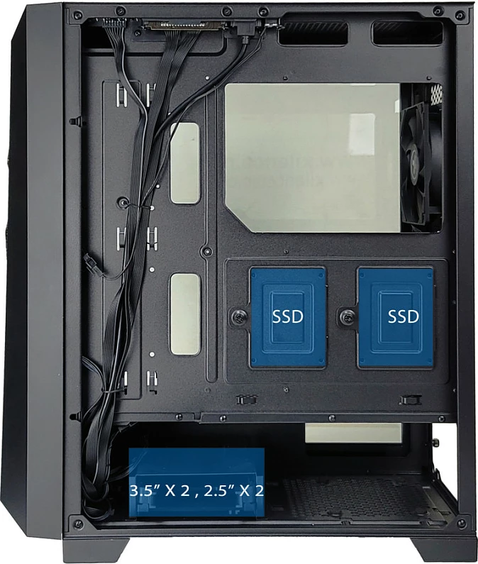 Kasë Xilence Performance C XG131 X712.RGB, Midi Tower, ATX, ARGB, e zezë