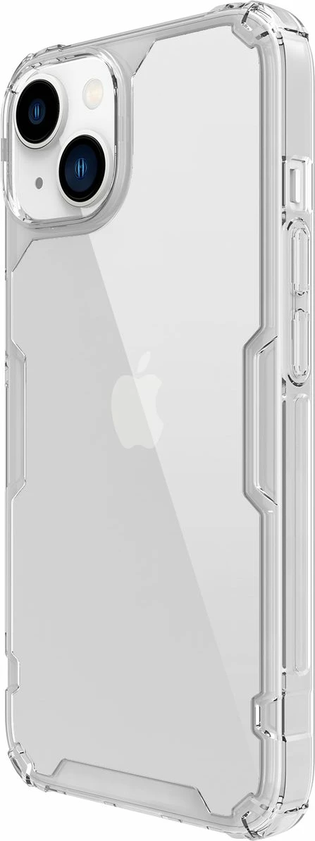 Mbështjellës Nillkin Nature Pro për iPhone 14 Plus, transparent, bardhë