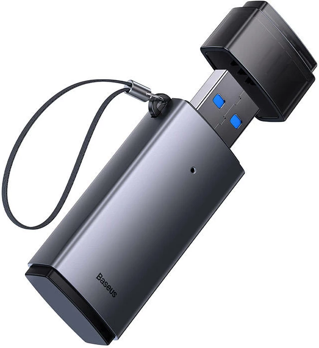 Lexues kartelash Baseus Lite Series WKQX060013, USB, SD/TF, 2 TB, Gri