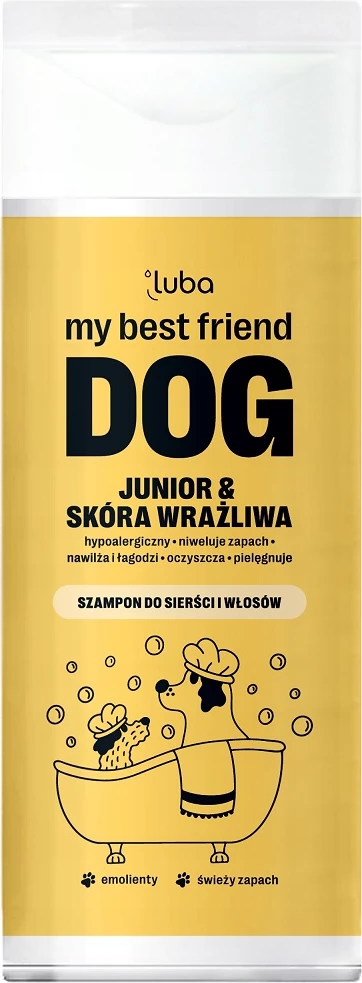 Shampon për qen Luba my best friend DOG shampoo për këlyshë dhe lëkurë të ndjeshme, 200ml