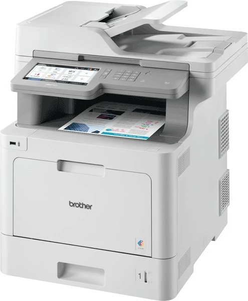 Printer multifunksional Brother MFC-L9570CDW, laser, ngjyrë, A4, WiFi, ekran prekje, bardhë