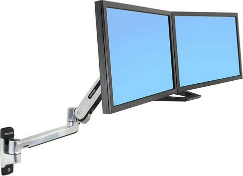Krah muri për monitor/TV Ergotron LX HD Sit-Stand, deri 46", VESA 75x75-400x400, 13.6 kg, argjendtë